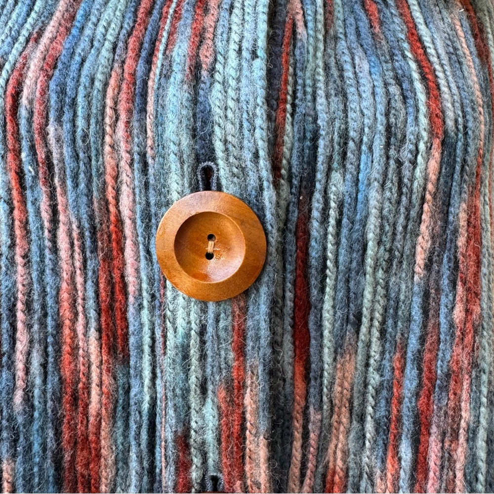 Multiples Multicolor Button Front Jacket Sz Ps Co… - image 7